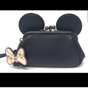 NWOT Coach x Disney Wristlet Minnie Mouse Ears